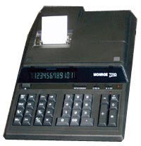 Monroe 7130 12-Digit 5.0 LPS Heavy Duty Printing Calculator (Black)