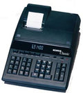 Monroe Classic 12-Digit 5.0 LPS Heavy Duty IKT Printing Calculator (Black)