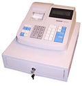 Monroe MR-180 Cash Register with 8 Departments and 200 PLUs