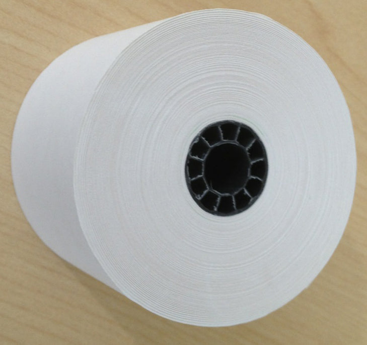Generic Brand 2-1/4" x 165' 1-Ply Bond Calculator Paper Roll (2 Pack)