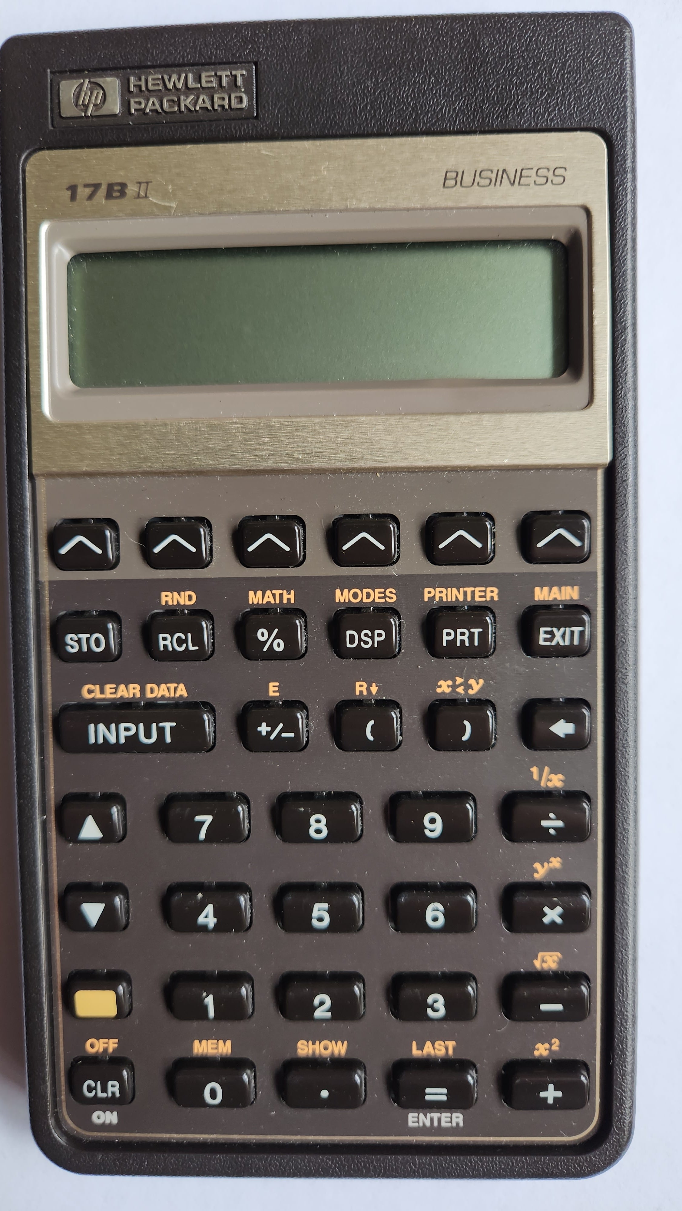Hewlett Packard Used HP-17BII Algebraic Financial Calculator