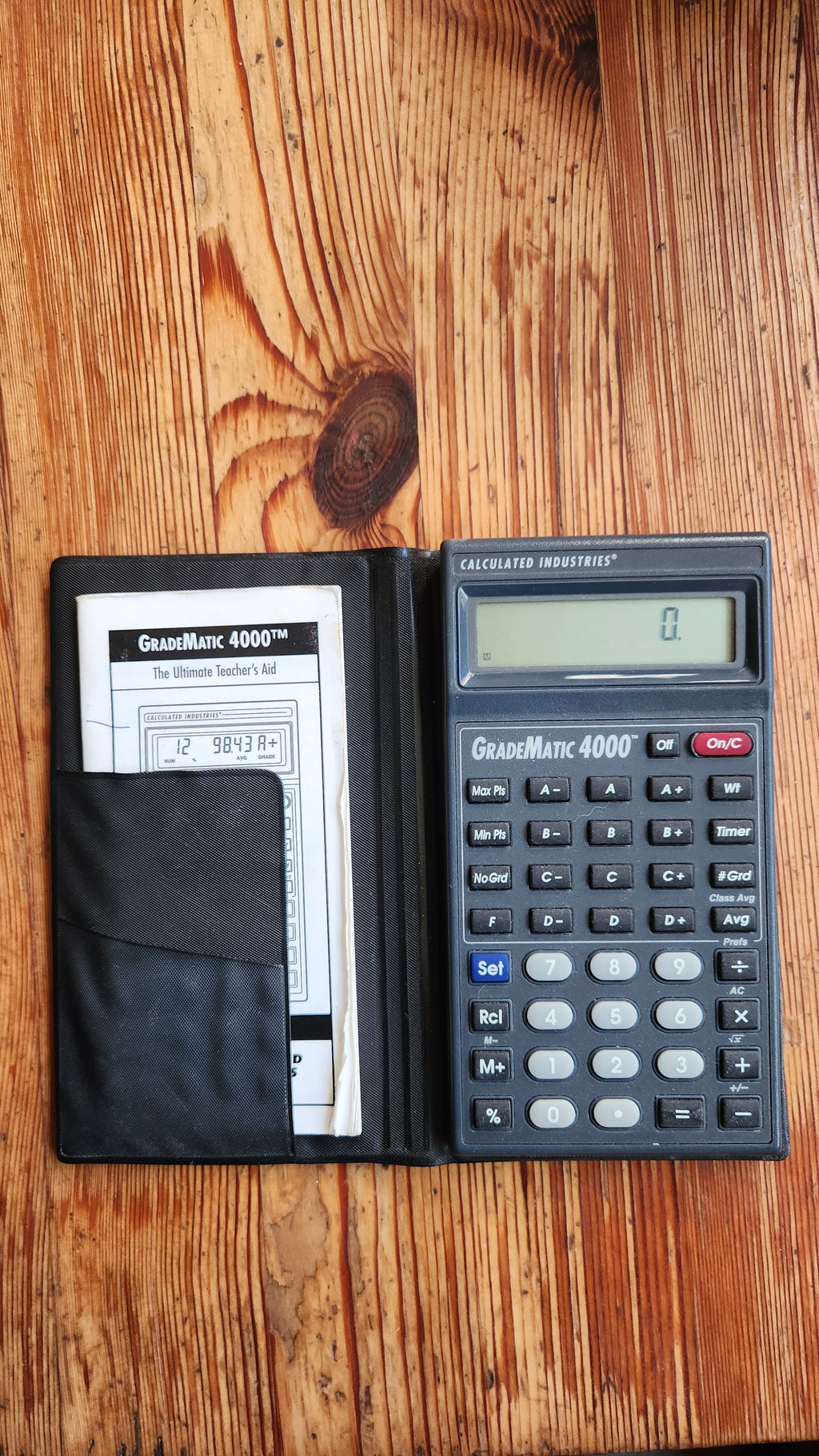 Calculated Industries GradeMatic 4000 3058 - Patented Grade Averaging Calculator for Teachers (Used)
