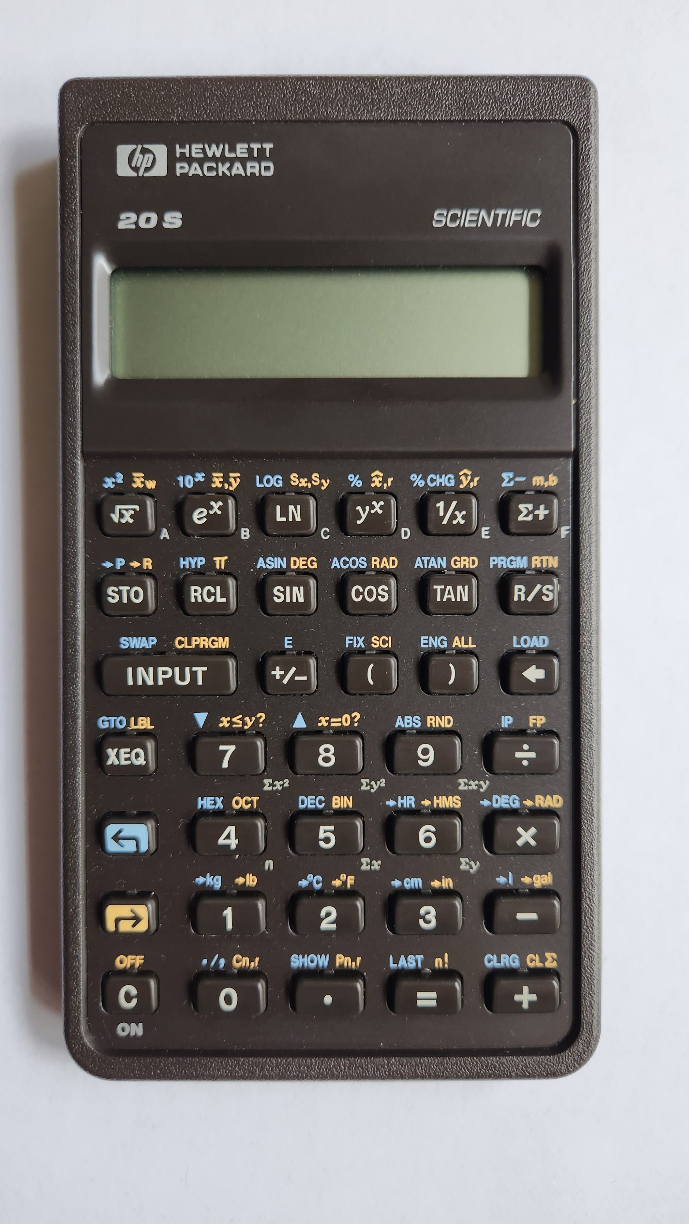 Hewlett Packard Used HP-20S Algebraic Scientific Calculator