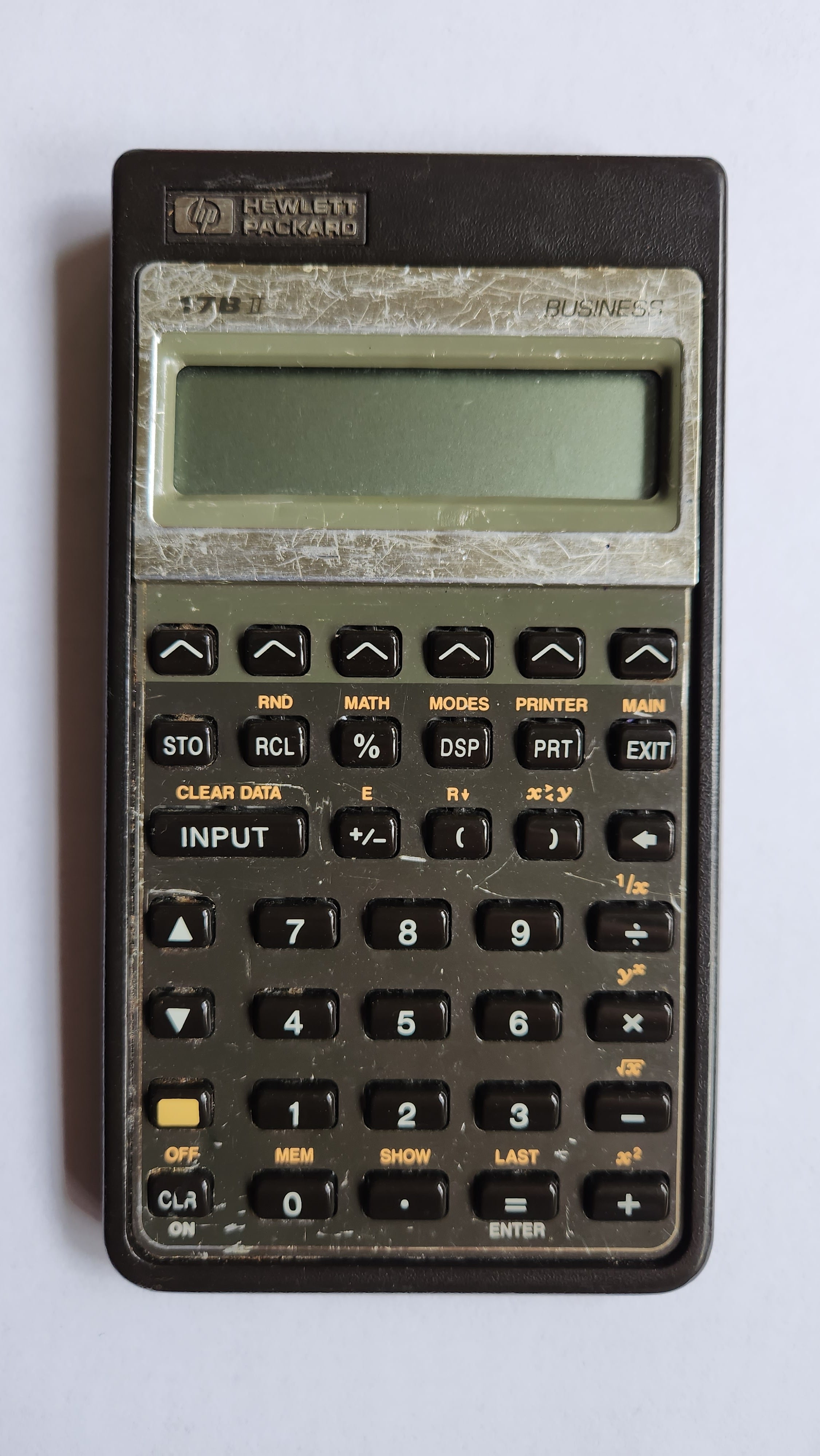 Hewlett Packard Used HP-17BII Algebraic Financial Calculator
