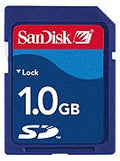 SanDisk 1GB Secure Digital Memory Card for Calculator SD Expansion Slots