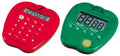 Sharp EL-462S Two-Sided Pepper Kitchen Timer/Calculator with Magnetic Holder