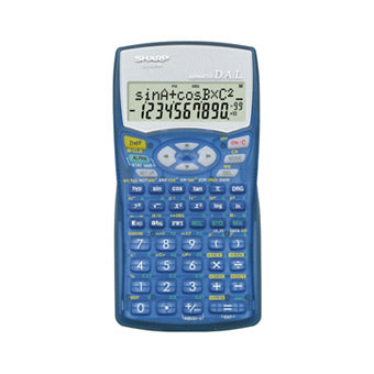 Sharp EL-531WBBL Translucent Blue Battery 12 Digit D.A.L. Scientific Calculator