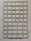 SMI Surveying Keyboard Overlay for HP 48 Series Calculators