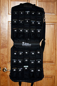 Soft Hanging Case for 30 TI-84 Graphing Calculators