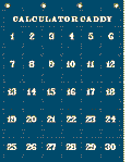 Stokes Publishing Calculator Caddy I - For 30 MathMaster, TI-108, TI-MathMate, SL-450L, and Similar Calculators