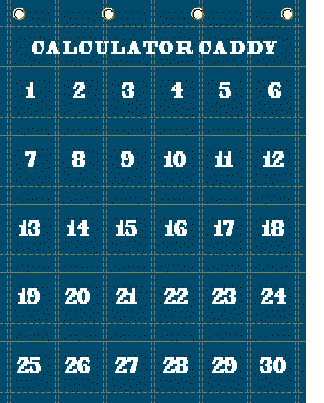 Stokes Publishing Calculator Caddy II - For 30 TI-12, TI-30XaSE, TI-34, Casio fx-55, fx-65 and Similar Calculators