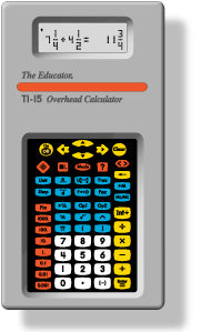 Stokes Publishing Educator TI-15 Overhead Calculator