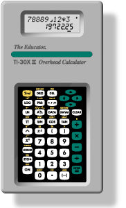 Stokes Publishing Educator TI-30XII Overhead Calculator