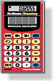 Stokes Publishing Elementary TI-7 MathMate Overhead Calculator