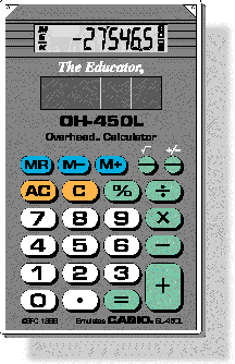 Stokes Publishing OH-450L Casio SL-450L Overhead Calculator