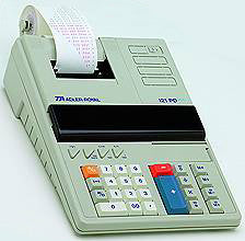 TA Adler-Royal 121PD Plus 12 Digit 3.5 LPS Printing Calculator