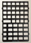 TDS Survey Pro Keyboard Overlay for HP 48 Series Calculators