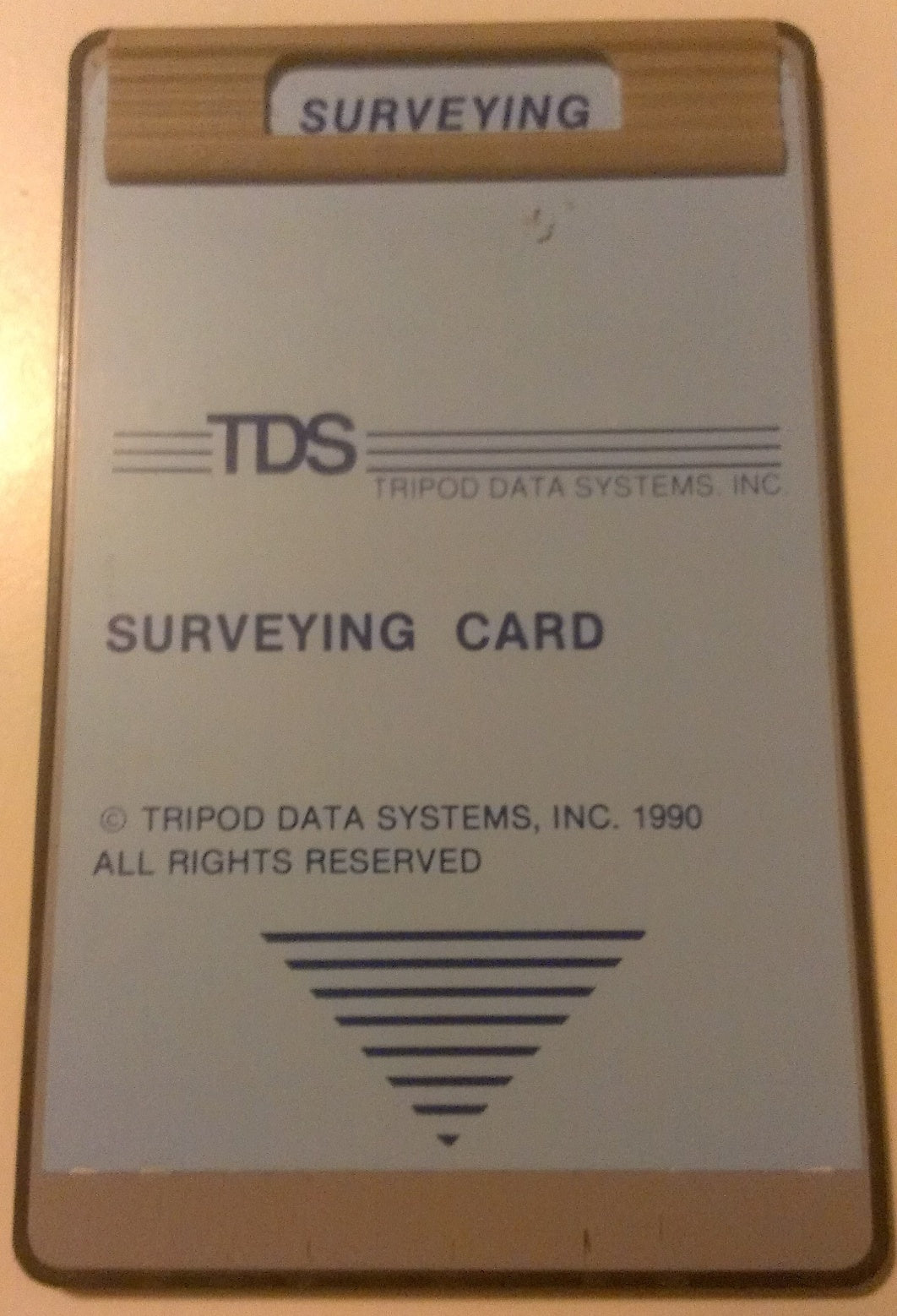 TDS Used Surveying Card for HP Calculators
