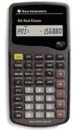 Texas Instruments BA Real Estate Financial Calculator (Used)