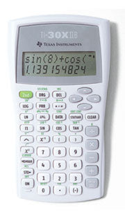 Texas Instruments TI-30XIIB Battery 2-Line Scientific Calculator (Used)