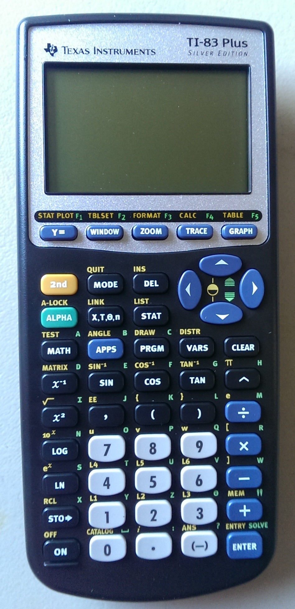 Texas Instruments TI-83 Plus Silver Viewscreen Calculator (Used ...