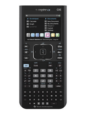 Texas Instruments TI-Nspire CX CAS Handheld Color Graphing Calculator with Computer Algebra System Teacher Pack