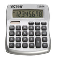 Victor 1100-3A AntiMicrobial Mini Desktop 8-Digit Display Calculator