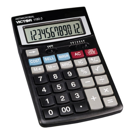 Victor 1180-3A AntiMicrobial Portable Desktop Calculator
