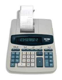 Victor 1260-3 12-Digit 4.1 LPS Printing Calculator